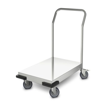 Cărucior platformă Hupfer PW 8,2x5,4 din inox 820 x 540 mm