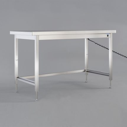Masă de lucru reglabilă Hupfer AT-EH 2000/700/850-1150 din inox 2000 x 700 mm