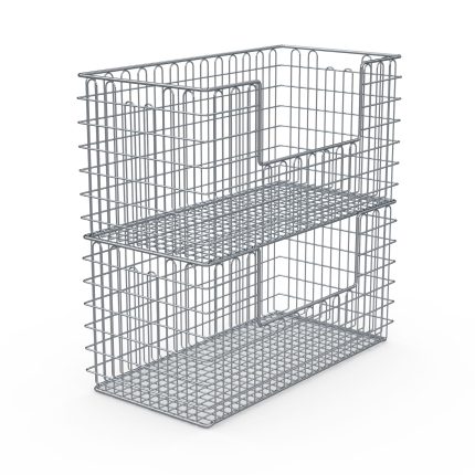 Coș produse sterile Hupfer SteriKo StE-1/1 600/300/300 GrÖ EÖ cu deschidere de acces