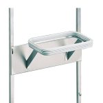Suport saci rufe și deșeuri Hupfer H-B 555/313/240 din inox pentru 60–70 l