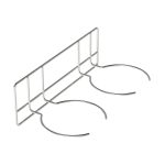 Suport Hupfer H-D 560/280/180 din inox pentru 2 bedpans