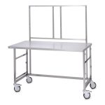 Cadru dublu cu cârlige Hupfer HL/2s 1250/40/1447 din inox pentru mese de ambalare