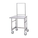 Cadru simplu cu cârlige Hupfer HL/1s 555/40/1447 din inox pentru mese de ambalare
