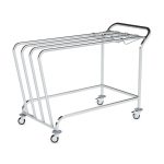 Cărucior mobil suport hârtie sterilizare Hupfer MobPS 1416/718/995 din inox