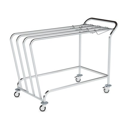 Cărucior mobil suport hârtie sterilizare Hupfer MobPS 1416/718/995 din inox