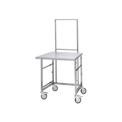 Cadru simplu cu cârlige Hupfer HL/2s 555/55/1447 din inox pentru mese de ambalare