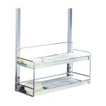 Unitate dublă de rafturi Hupfer AblBoDo 560/200/305 din inox pentru consumabile medicale