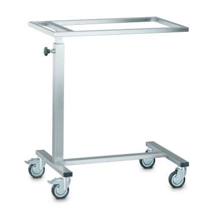 Stativ instrumentar bloc operator Hupfer ZT 627/400/715-1200 din inox reglabil pe înălțime