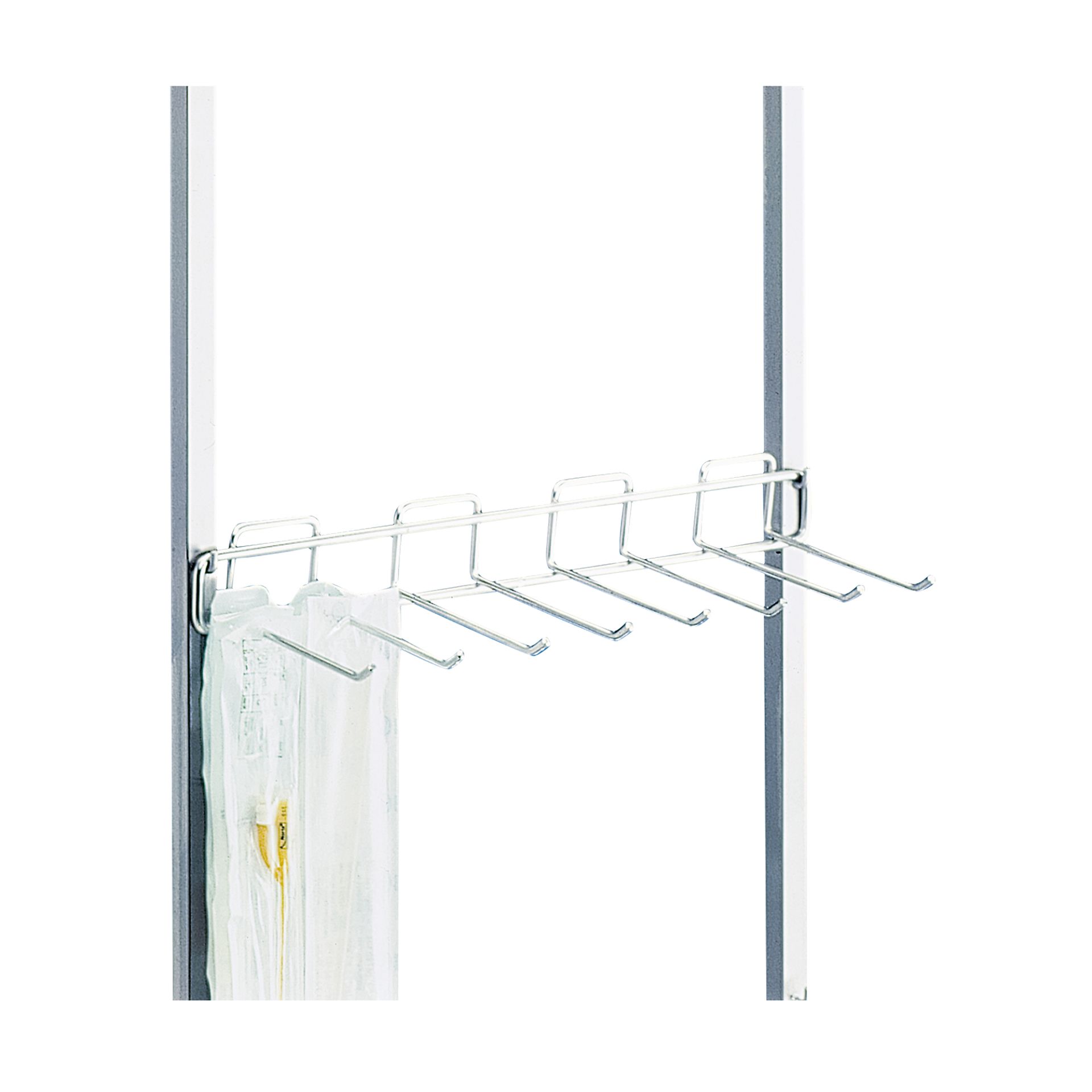 7500871 Anhngeleiste mit 6 Haken_Packshot_01975e7be4257146a1d2c3baa1e941cd_1920x1920 Suport suspendat Hupfer ANH-LEI 636/186/71 din inox cu 6 cârlige pentru produse sterile - Image 1