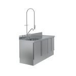 Masă de spălare Hupfer ST AH600 2FT-S 2B 2100/700/900 din inox pentru pre-curățare instrumentar medical