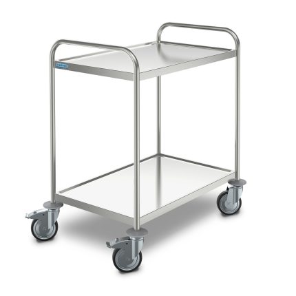 Cărucior medical universal Hupfer MSW 10x6/2 din inox cu 2 polițe 1000 x 600 mm