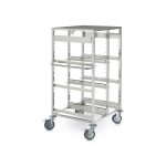 Cărucior deschis transport containere Hupfer CTW/O 6ISO 951/670/1142