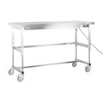 Masă mobilă de ambalare Hupfer PT-EH 1600/700/850-1150 F din inox cu reglaj electric