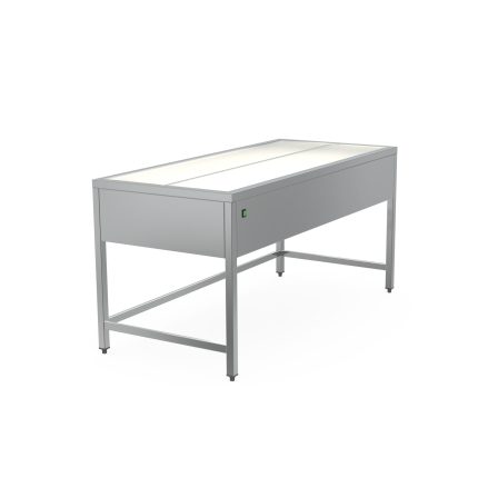 Masă luminoasă Hupfer LT 1800/1100/900 F GB din inox 1800 x 1100 x 900 mm