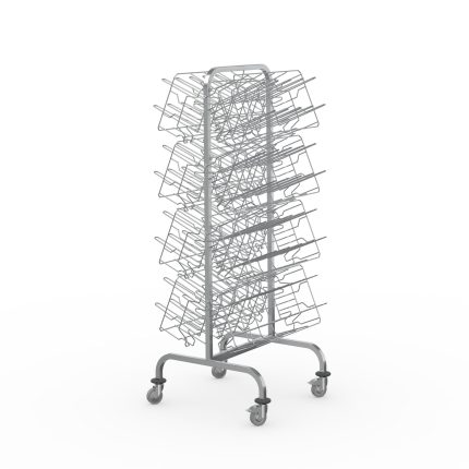 Cărucior cu cârlige Hupfer HAW 605/675/1620 2/8HP 8Ko pentru 40 perechi saboți chirurgicali