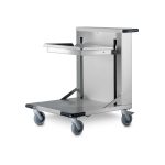 Dispenser mobil coșuri sterile Hupfer OKO 61-41 1xStE/ISO/SPRI din inox pentru 1 stivă