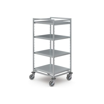 Cărucior deschis transport produse sterile Hupfer STW/O 3StE pentru 3 STU