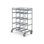 Cărucior deschis transport containere sterile Hupfer CTW/O 6StE pentru 6 STU