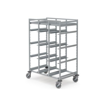 Cărucior deschis transport containere sterile Hupfer CTW/O 6StE pentru 6 STU