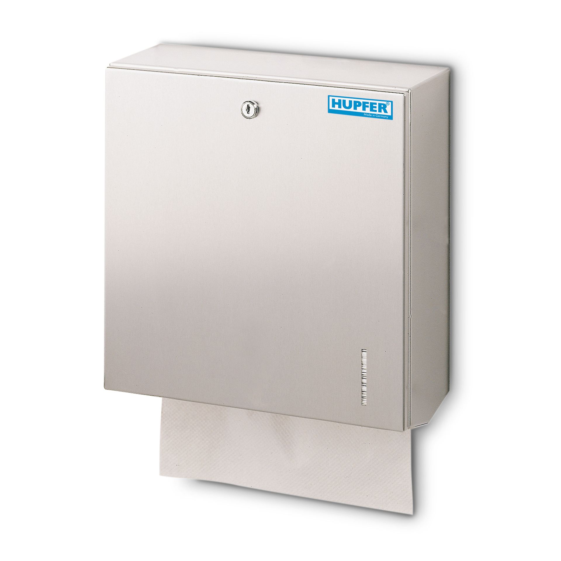 8600006 Handtuchspender mit Schloss TC1-14_Packshot_01975e87006172ce848382379dee7293_1920x1920 Dispenser prosoape hârtie Hupfer TC1-03 120/298/298 din inox, montaj pe perete - Image 1