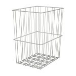 Coș hârtie Hupfer PaKo 340/265/425 din inox, 38 l, montaj liber sau pe perete